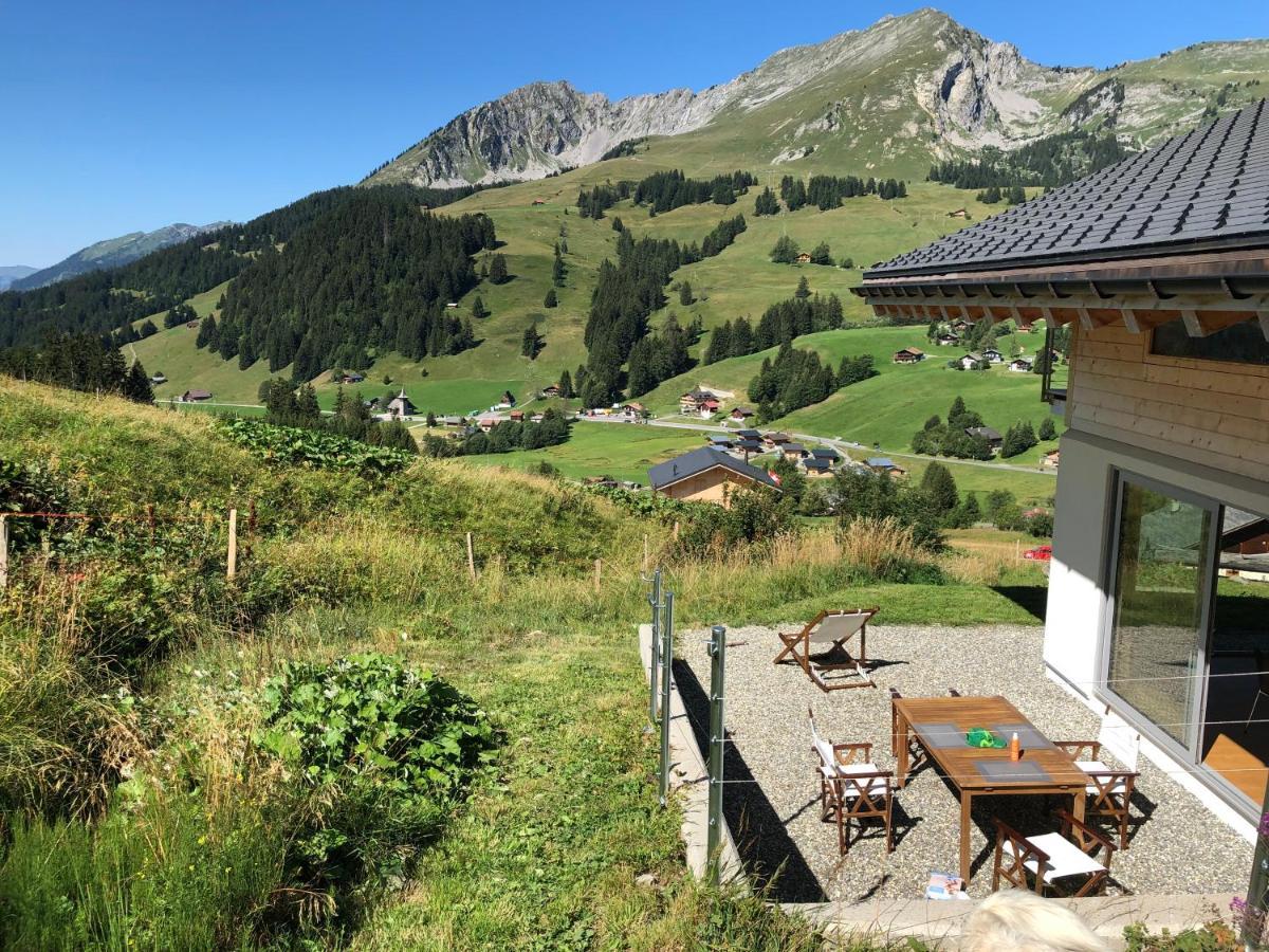 Les Mosses Alpine Dream Chalet With Spa Close To Lake Geneva מראה חיצוני תמונה