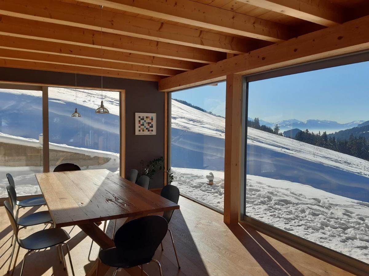Les Mosses Alpine Dream Chalet With Spa Close To Lake Geneva מראה חיצוני תמונה