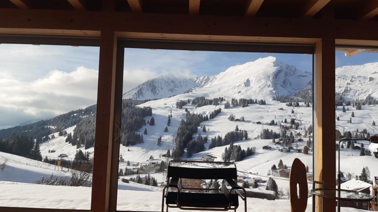 Les Mosses Alpine Dream Chalet With Spa Close To Lake Geneva מראה חיצוני תמונה